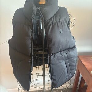 Fila Black Puffer Vest